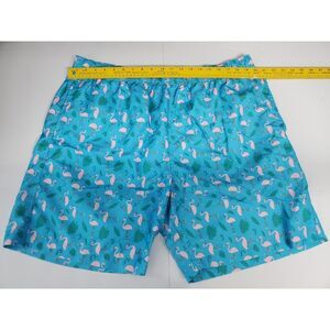 Hawaiian Authentics Swim Trunks/Shorts XXL Lined‎ Flamingos